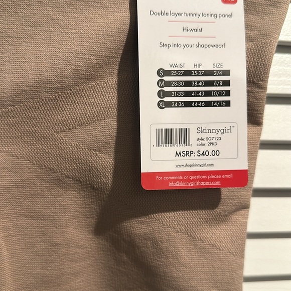 SKINNY GIRL Double Layer Smoothers & Shapers. Shaping High-Waist Briefs. Various - Picture 3 of 5